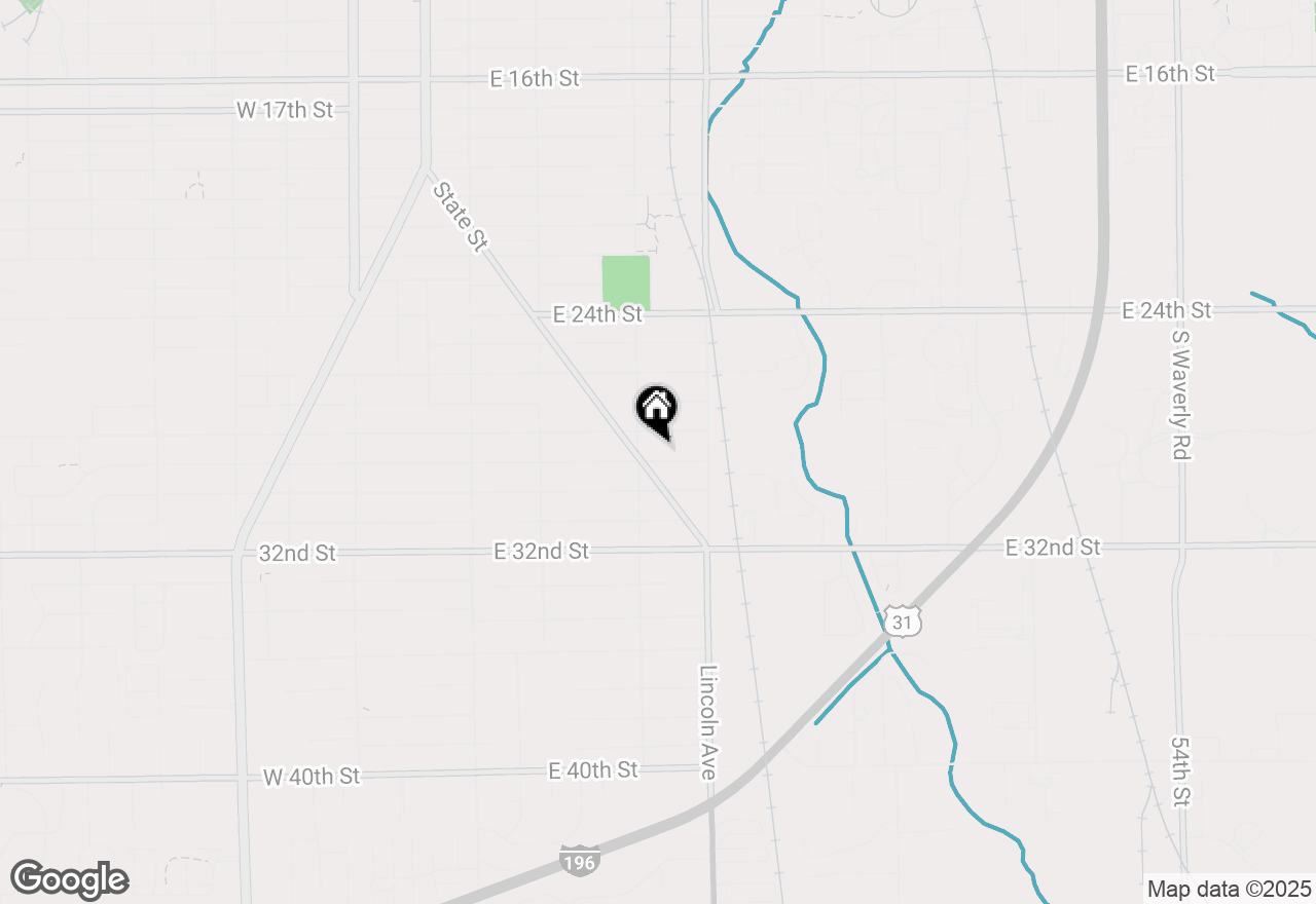 Map of 169 E 29th Street, Holland, MI 49423