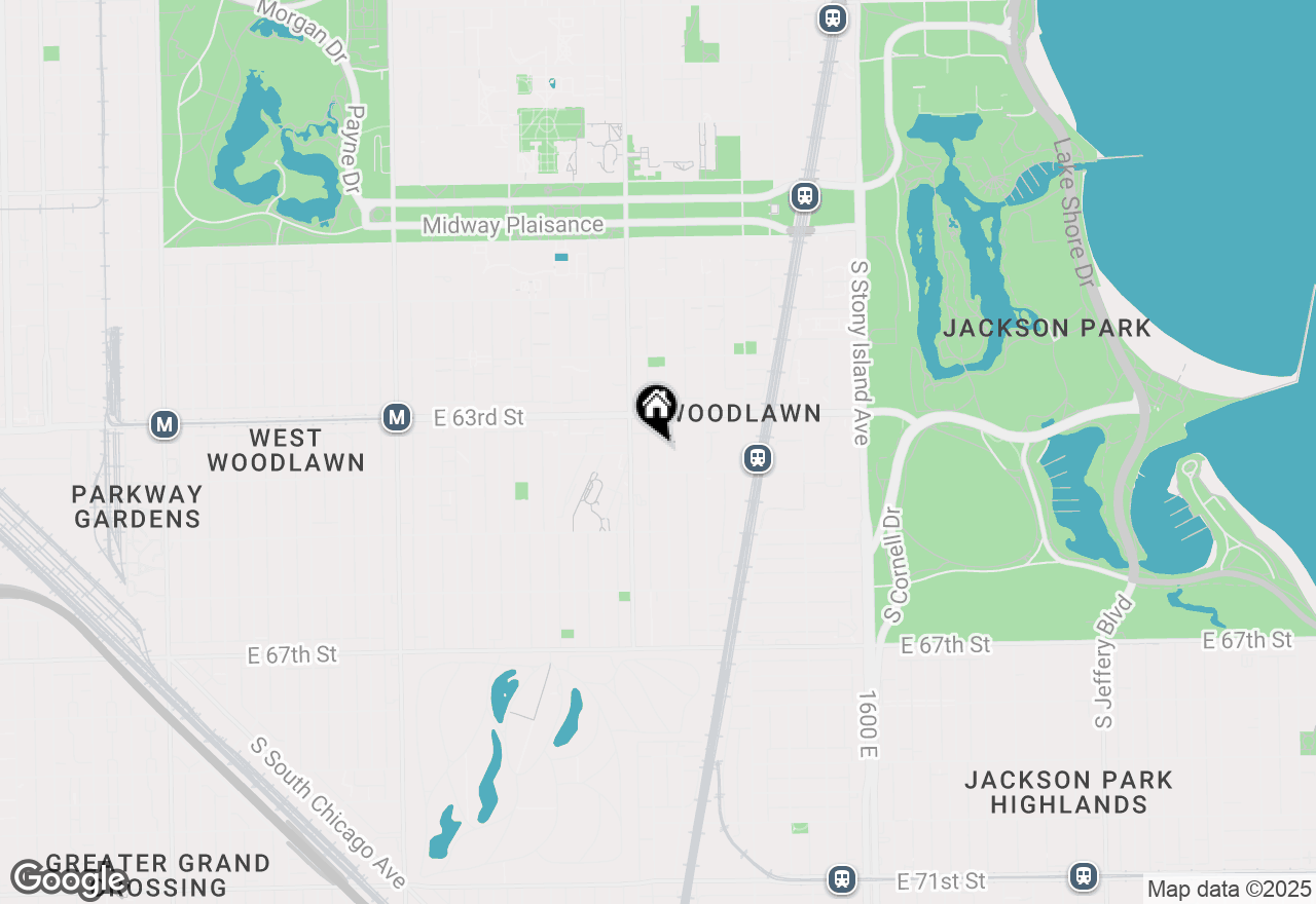 Map of 6336 S Kimbark Avenue, Chicago, IL 60637