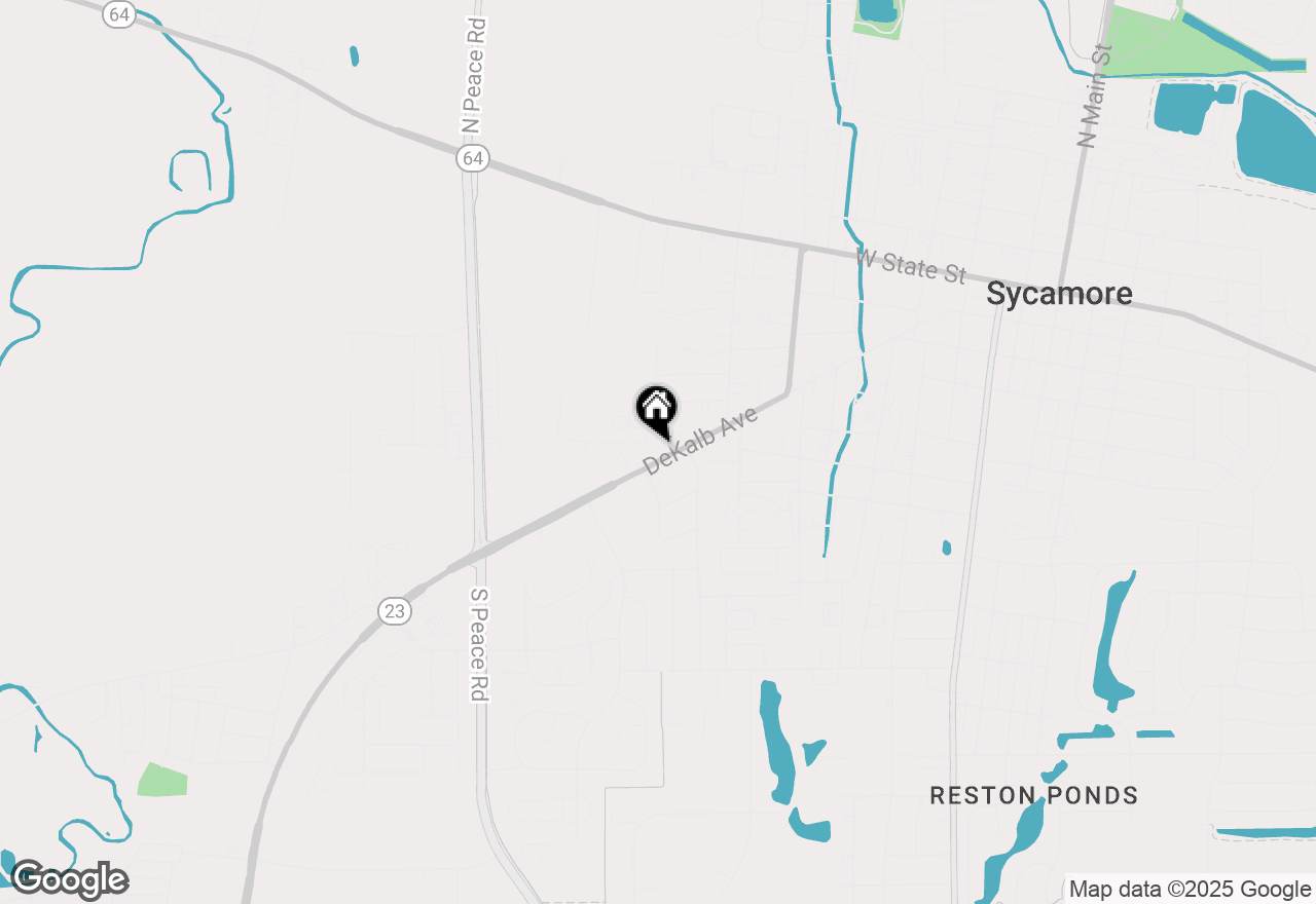 Map of 1027 Dekalb Avenue, Sycamore, IL 60178