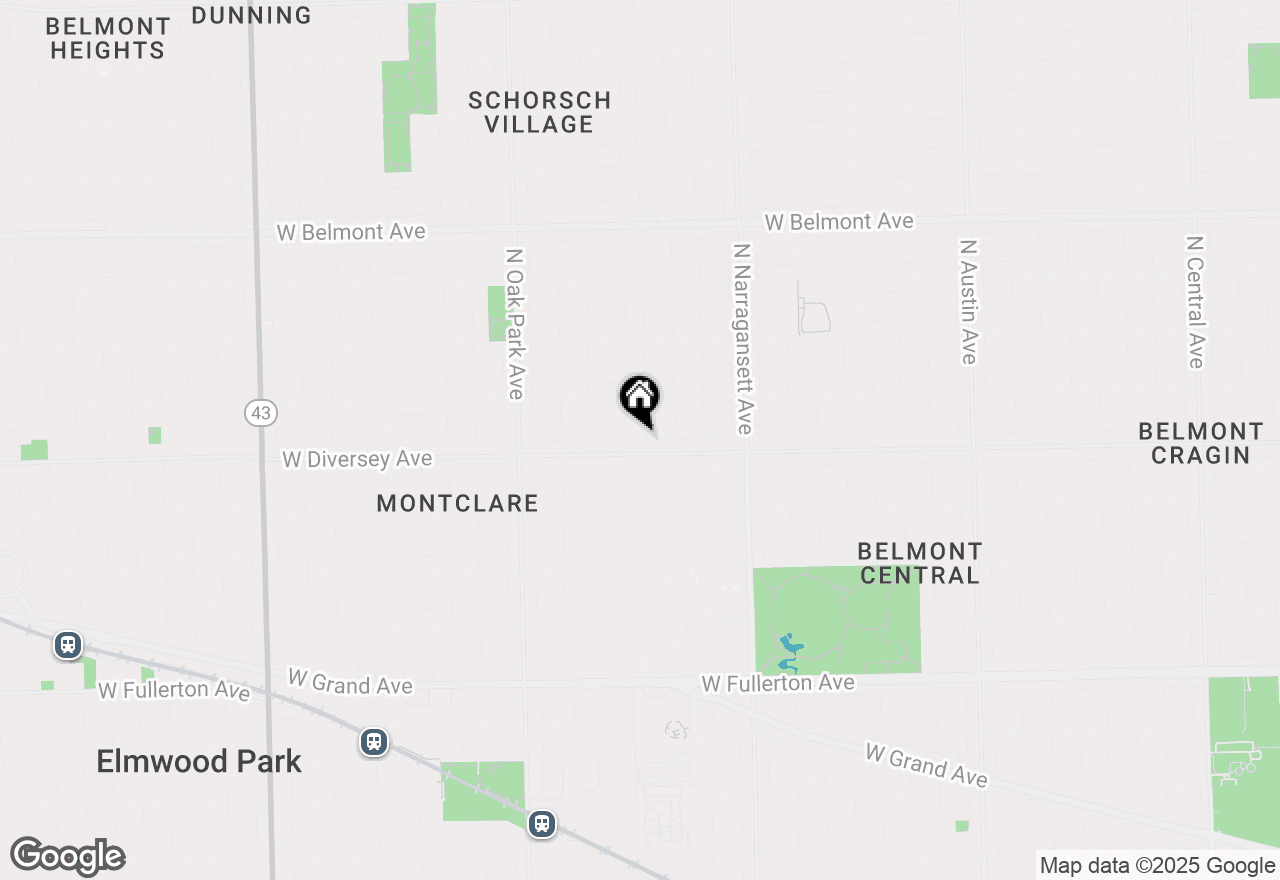 Map of 6560 W Diversey Avenue #610, Chicago, IL 60707