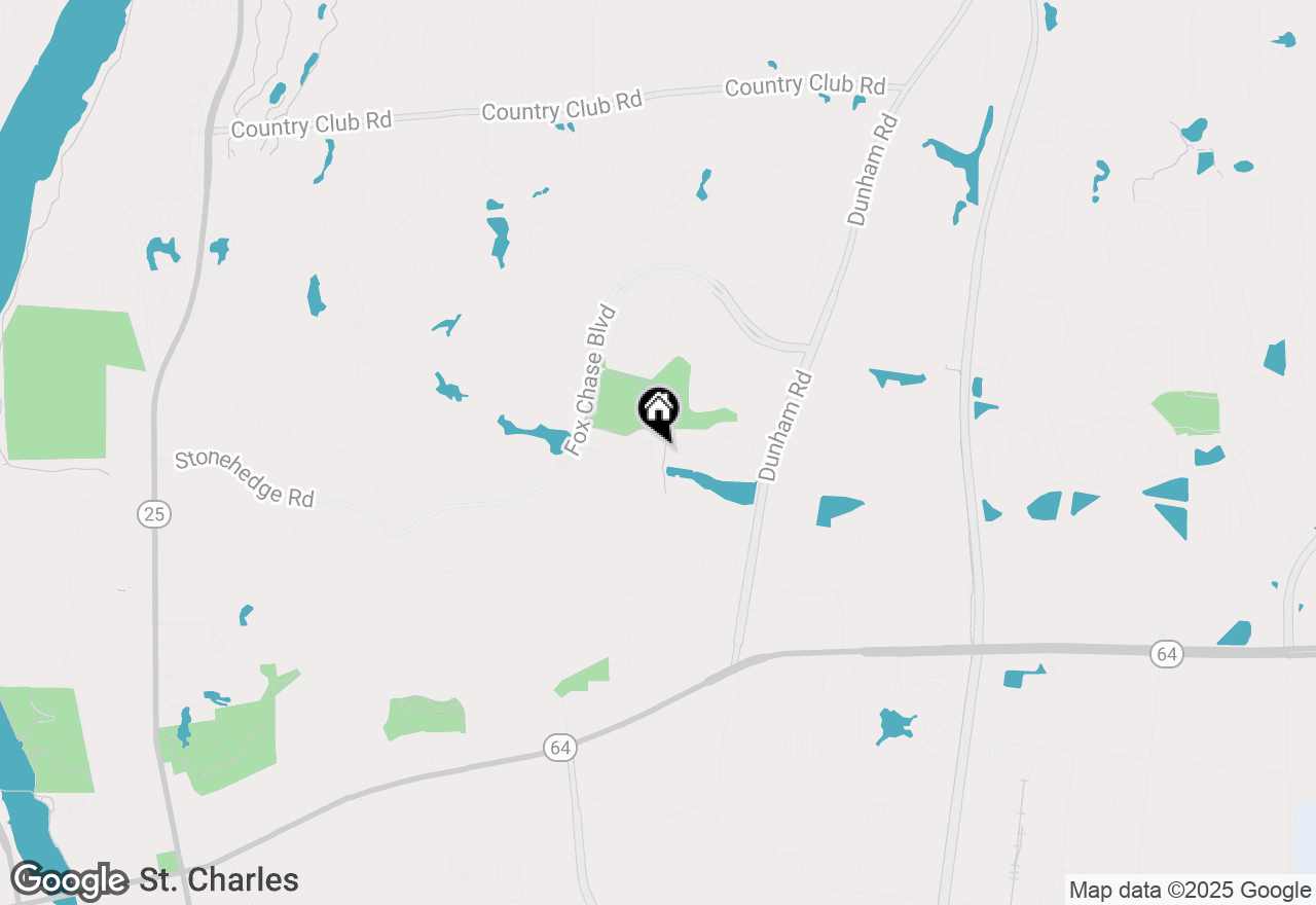 Map of 1804 Waverly Circle, St. Charles, IL 60174