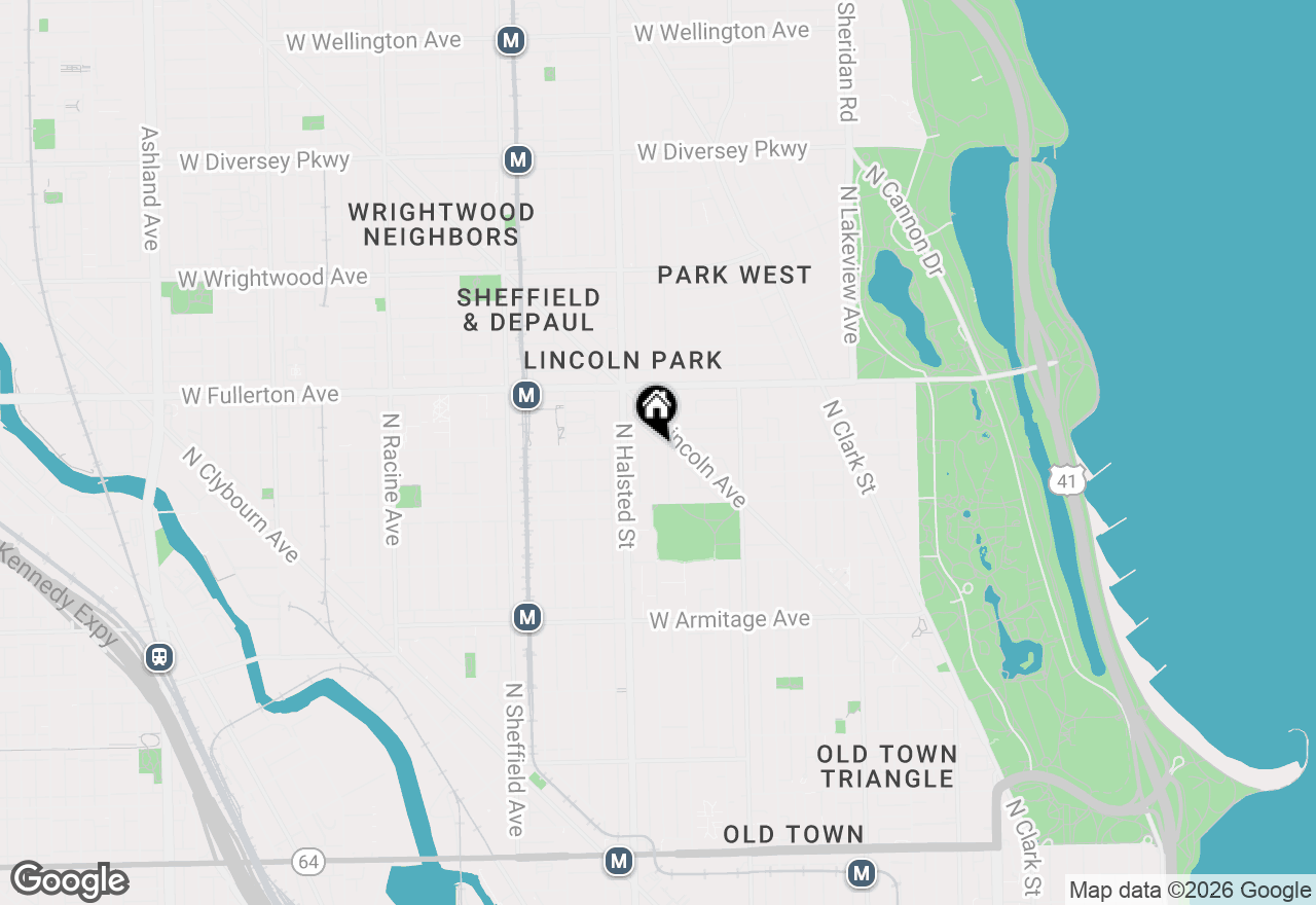 Map of 723 W Belden Avenue #1, Chicago, IL 60614