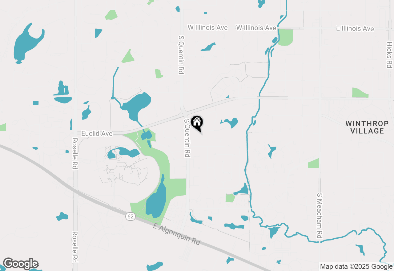 Map of 5714 Highland Drive, Palatine, IL 60067