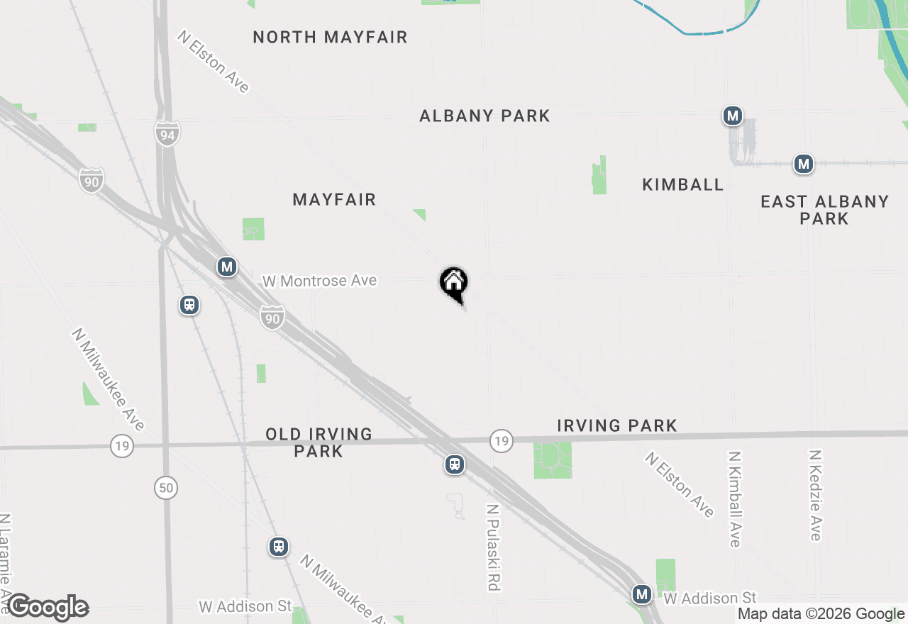 Map of 4306 N Keystone Avenue #303, Chicago, IL 60641