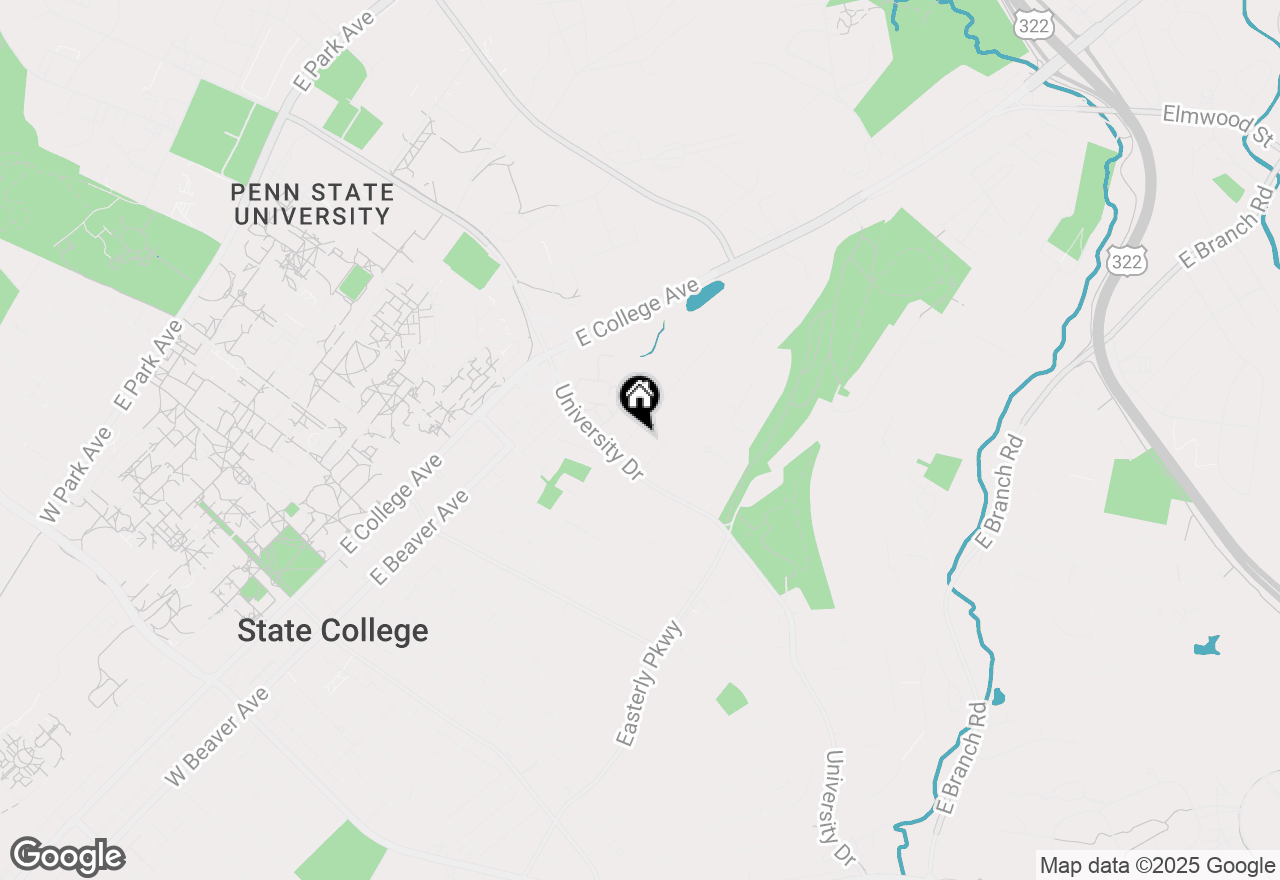 Map of 718 Bellaire Avenue, State College, PA 16801