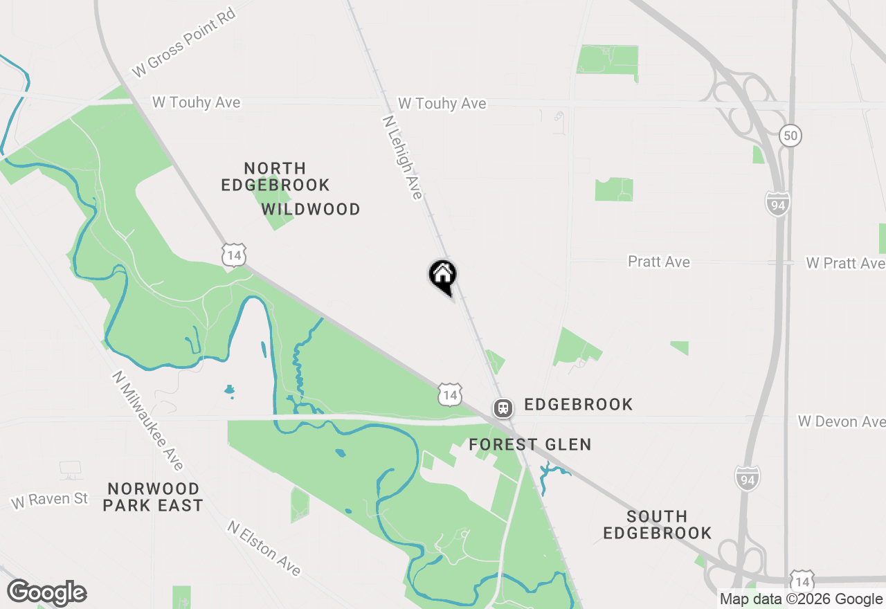 Map of 6652 N Chicora Avenue, Chicago, IL 60646