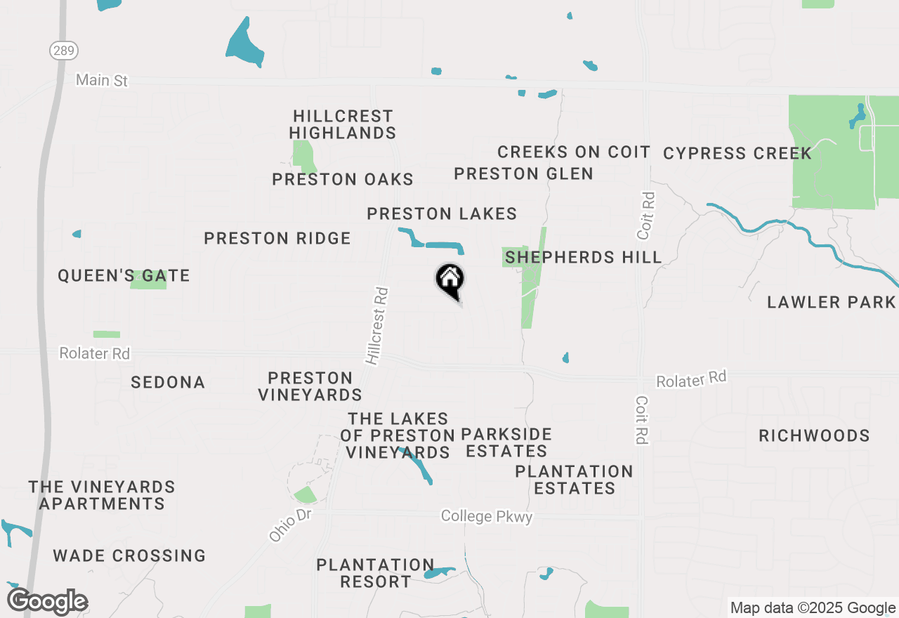 Map of 11449 Pagewynne Drive, Frisco, TX 75035