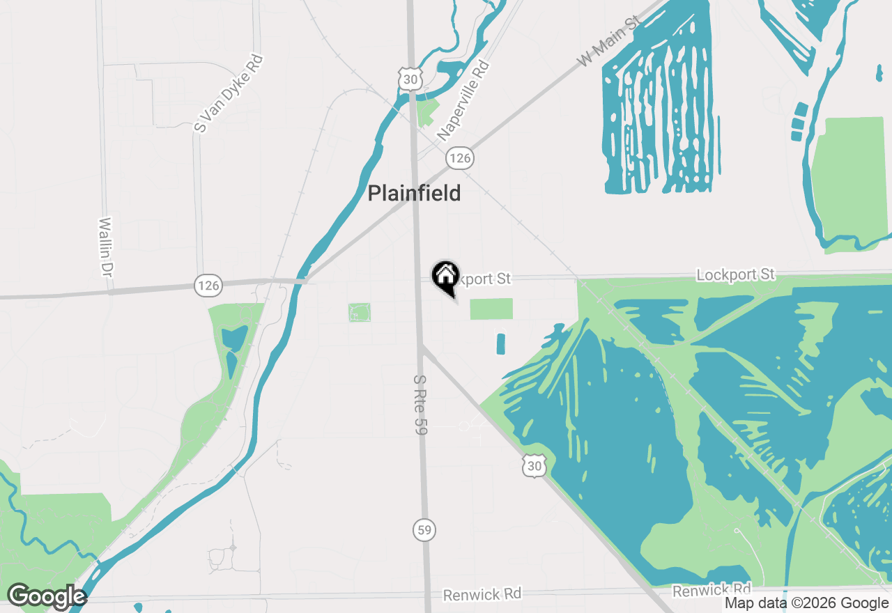Map of 15125 S Dillman Street, Plainfield, IL 60544