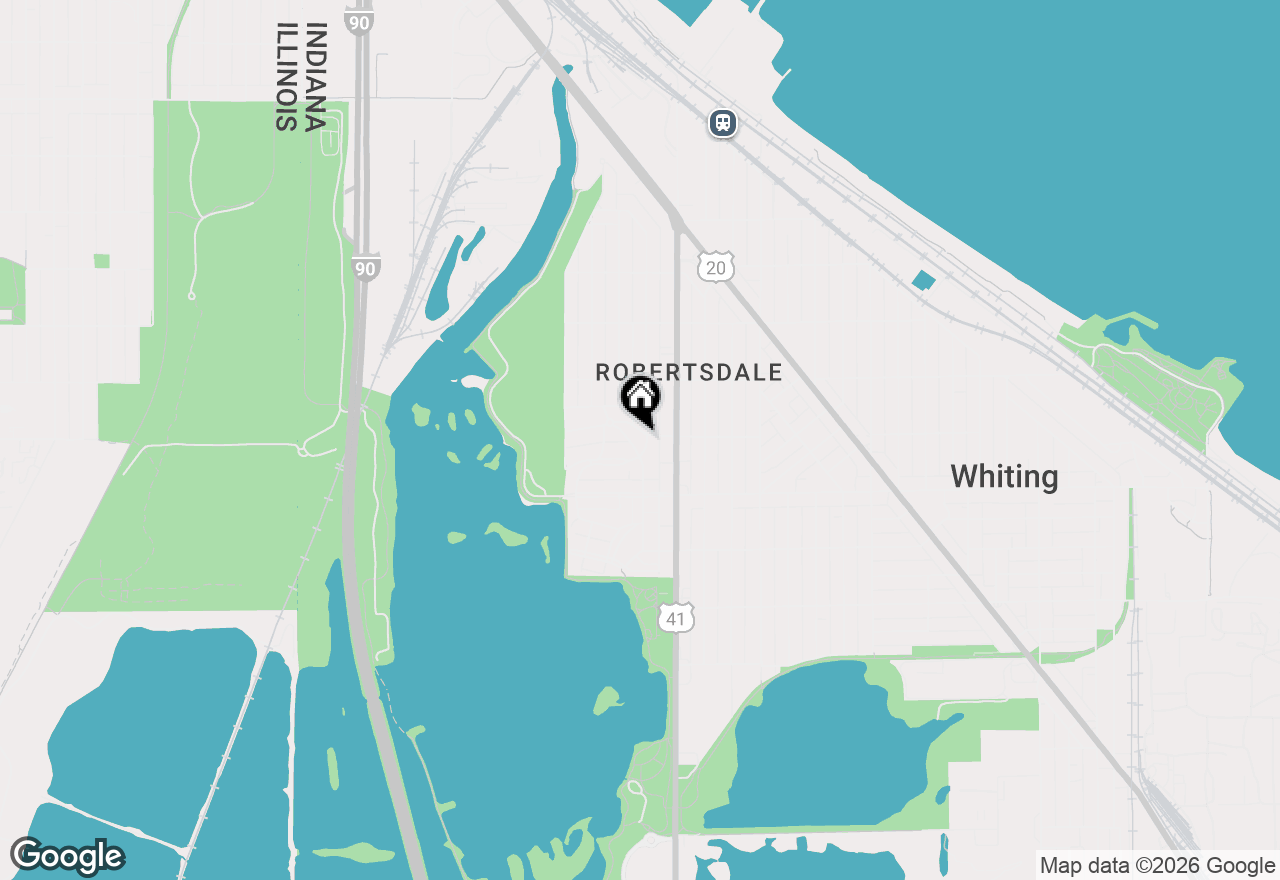 Map of 1806 Brown Avenue, Whiting, IN 46394