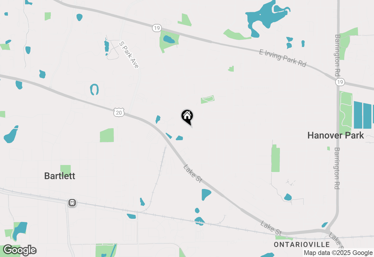 Map of 119 Linden Avenue, Streamwood, IL 60107