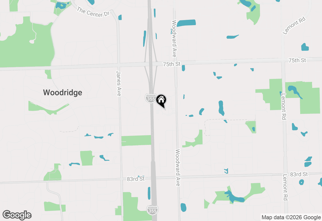 Map of 2214 Country Club Drive #2, Woodridge, IL 60517