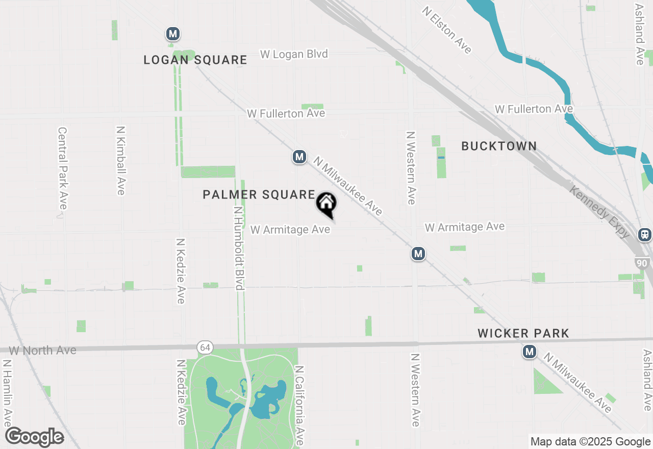 Map of 2660 W Armitage Avenue #3, Chicago, IL 60647