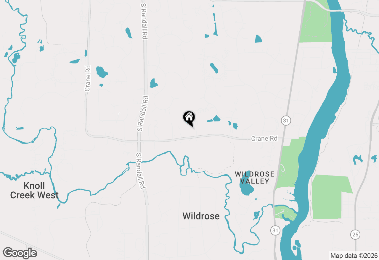 Map of 4N680 Ware Woods Drive, St. Charles, IL 60175