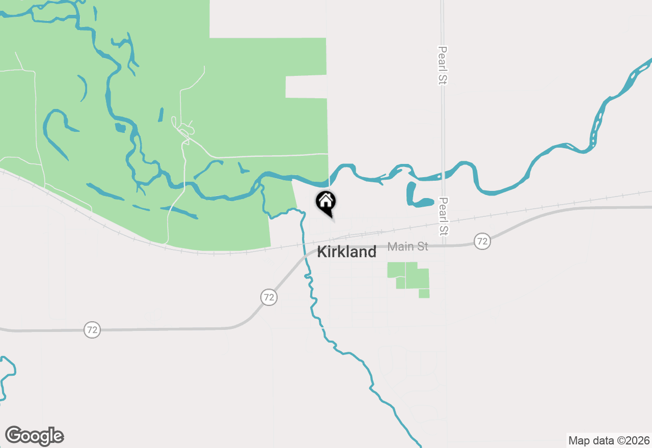 Map of 208 N 6th Street, Kirkland, IL 60146