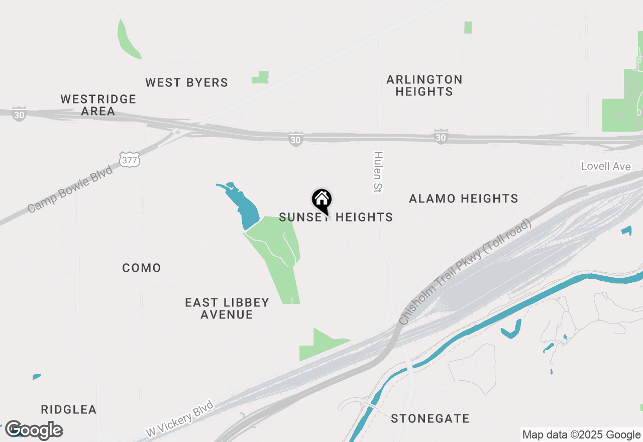 Map of 4825 Diaz Avenue #2, Fort Worth, TX 76107
