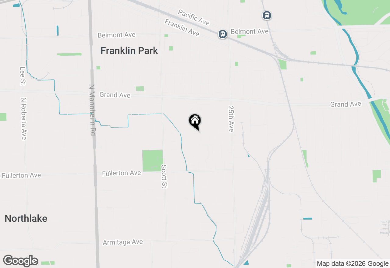 Map of 2609 Elder Lane, Franklin Park, IL 60131