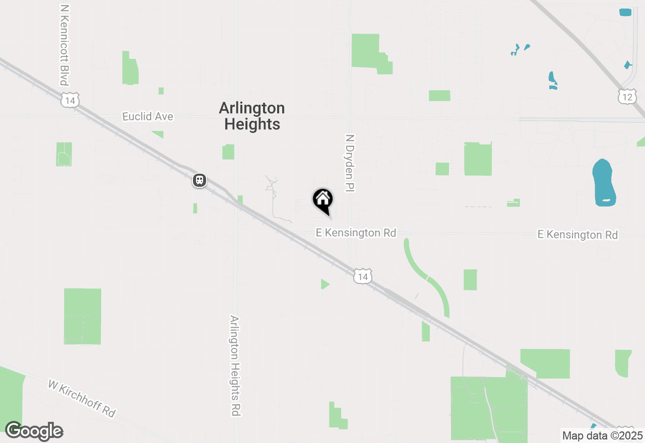 Map of 25 Beverly Lane, Hawthorn Woods, IL 60047