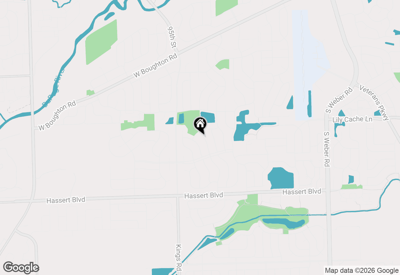 Map of 223 Clubhouse Street, Bolingbrook, IL 60490