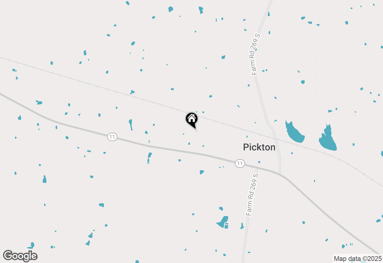 Map of 14733 Texas Highway 11 E, Pickton, TX 75471