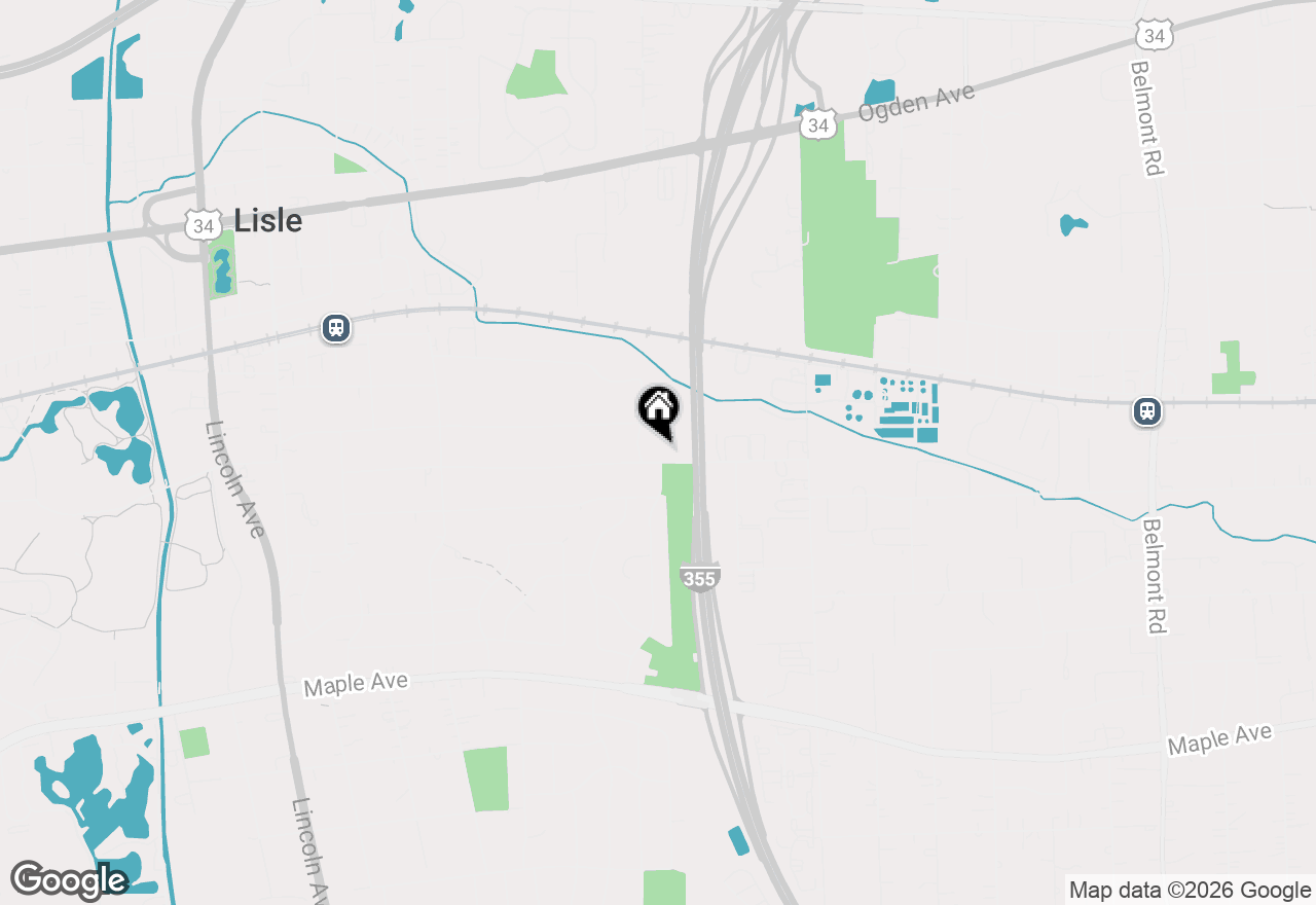 Map of 574 Hitchcock Avenue, Lisle, IL 60532