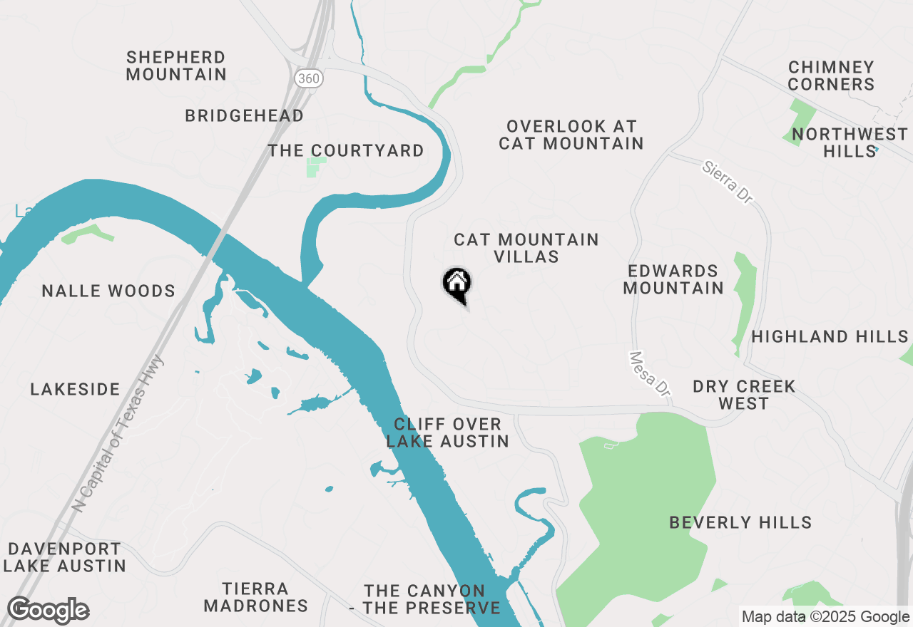 Map of 5924 Lookout Mountain Dr, Austin, TX 78731