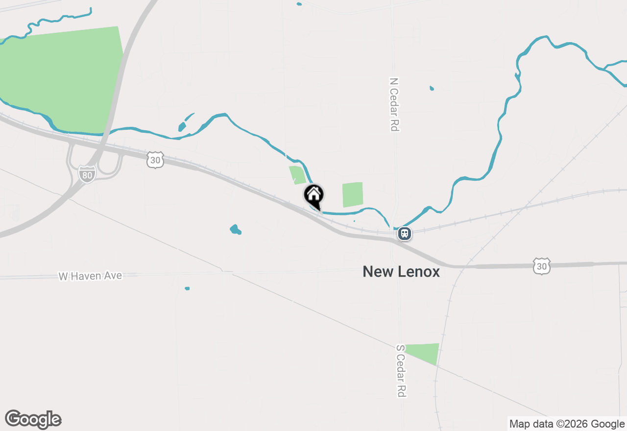 Map of 337 W Maple Street, New Lenox, IL 60451