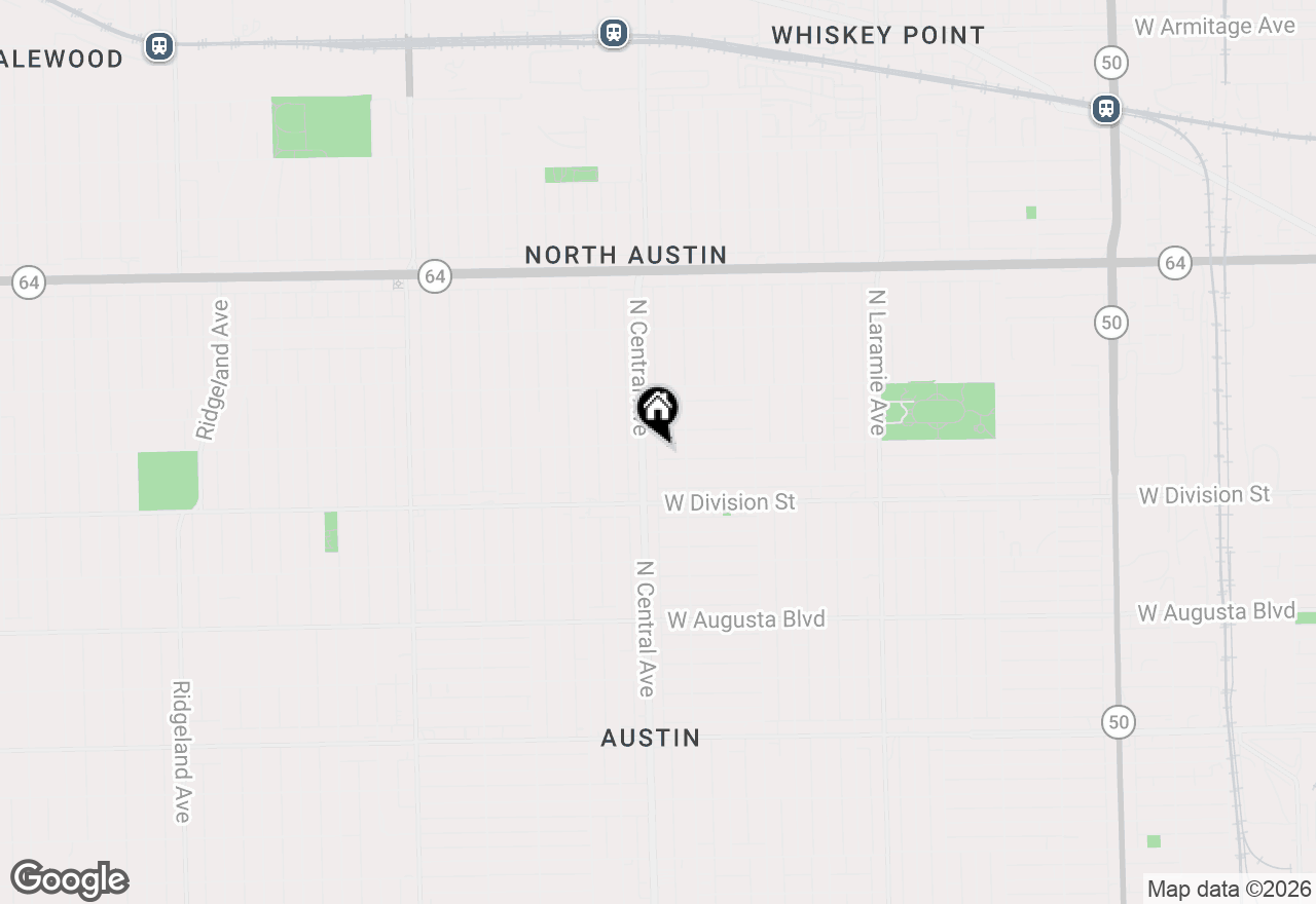 Map of 5527 W Potomac Avenue #1, Chicago, IL 60651