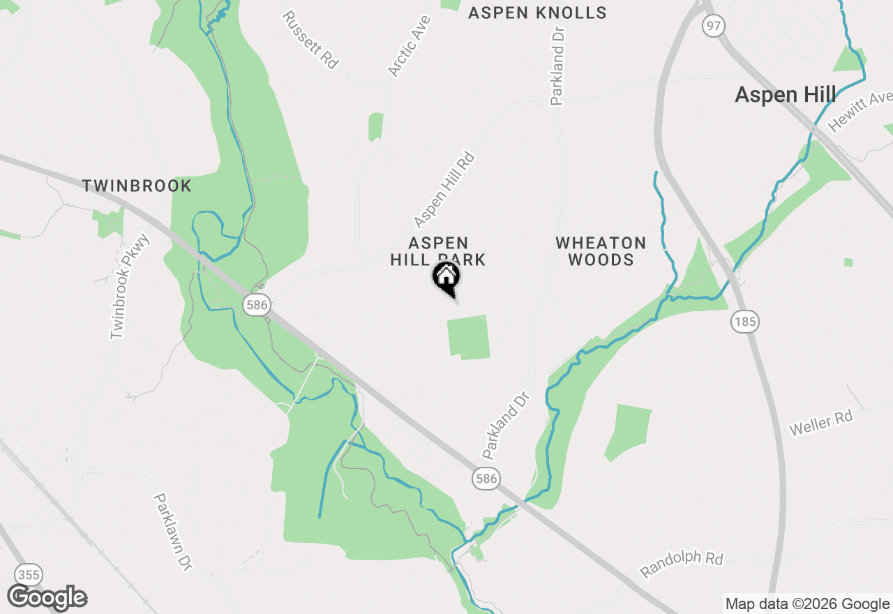 Map of 4613 Wissahican Avenue, Rockville, MD 20853