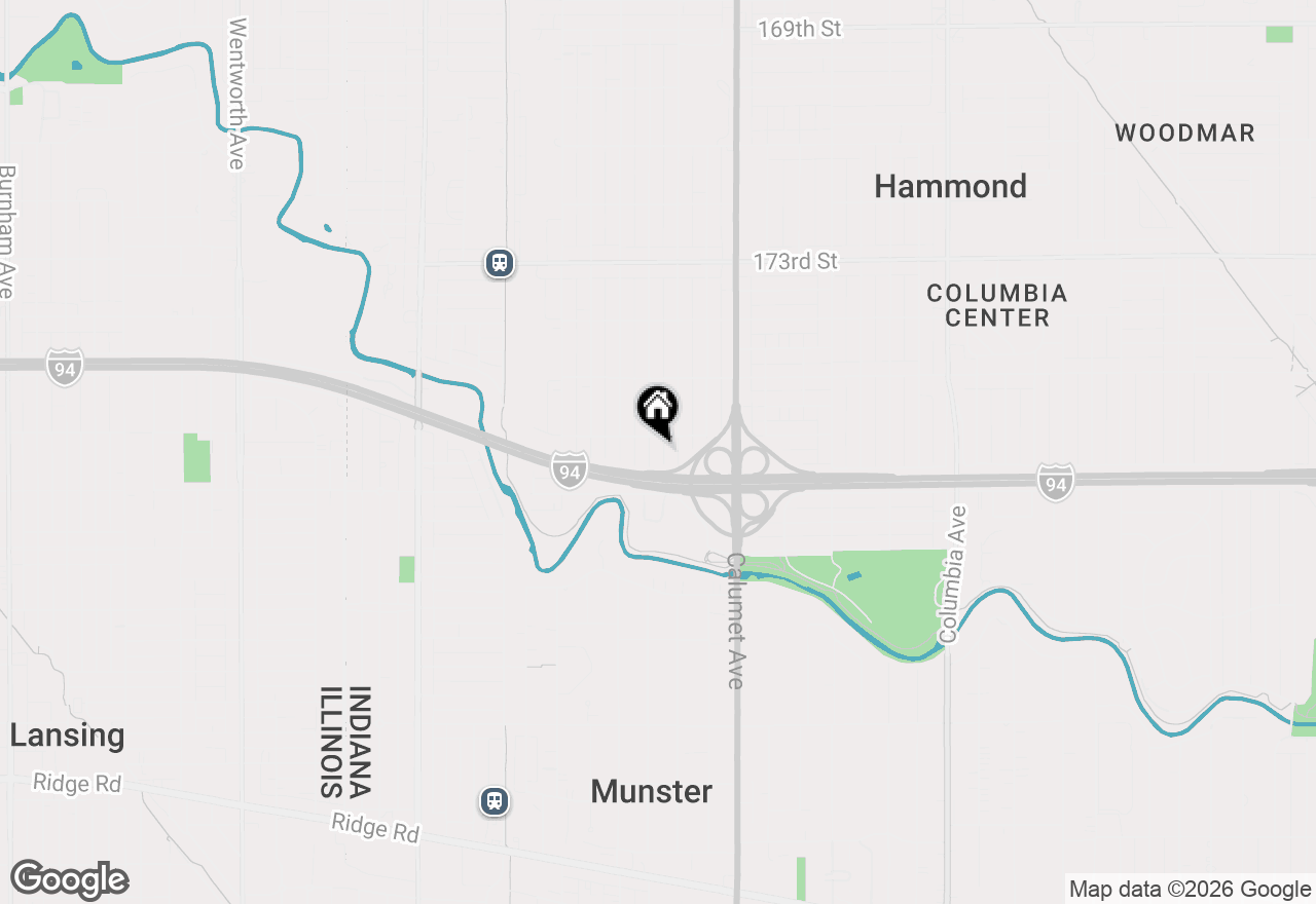 Map of 7613 Monroe Avenue, Hammond, IN 46324