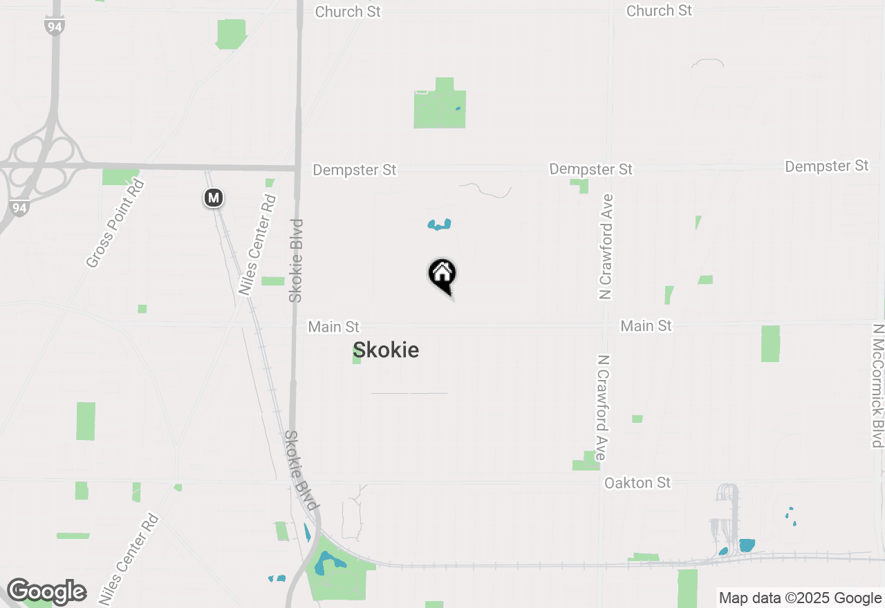 Map of 4410 Bobolink Terrace, Skokie, IL 60076