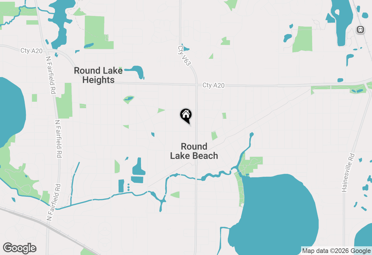 Map of 1414 N Pleasant Drive, Round Lake Beach, IL 60073