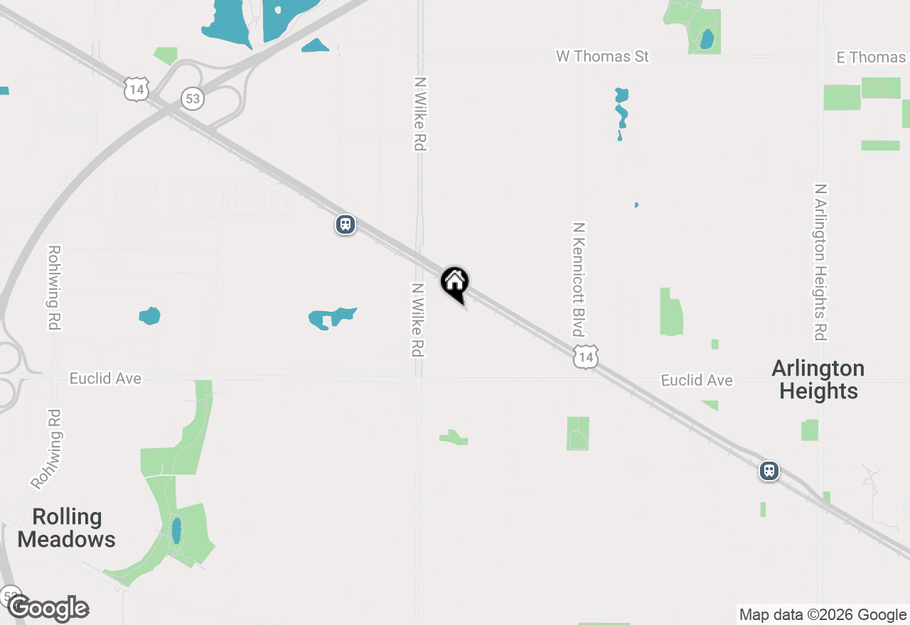 Map of 1515 W Vine Street, Arlington Heights, IL 60005