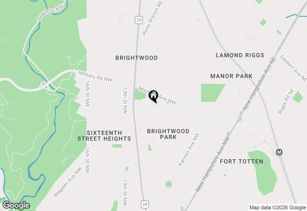 Map of 810 Madison Street Nw, Washington, DC 20011