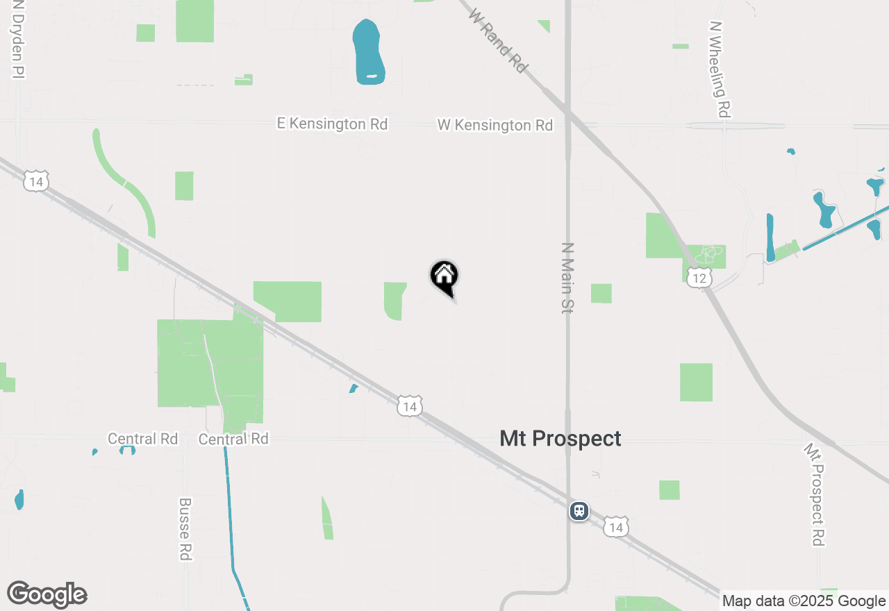 Map of 308 N Prospect Manor Avenue, Mount Prospect, IL 60056