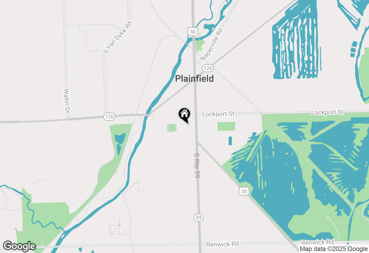Map of 15122 S Illinois Street, Plainfield, IL 60544