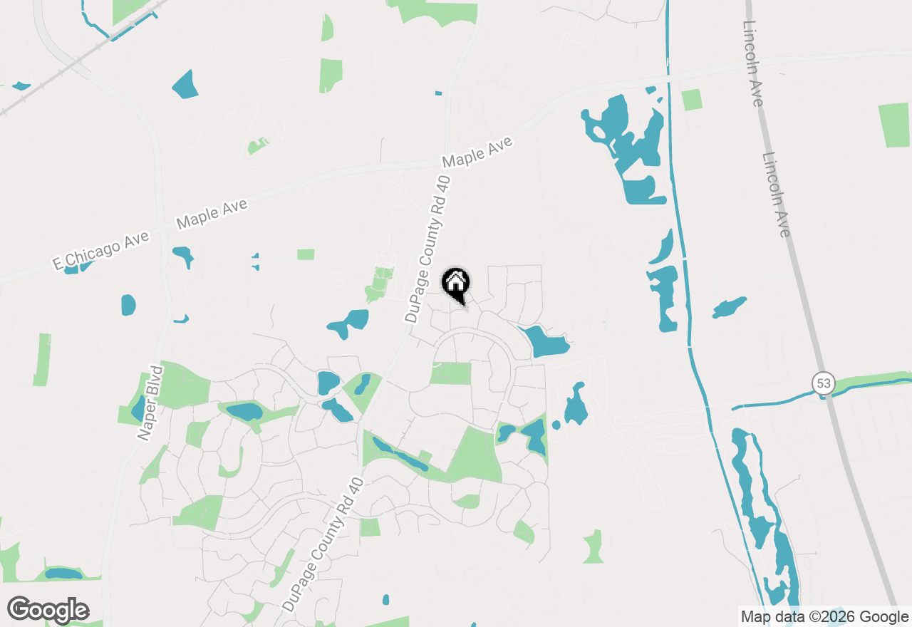 Map of 2110 Babst, Lisle, IL 60532