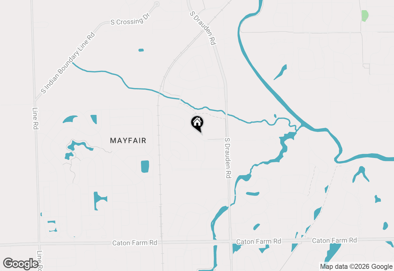 Map of 25609 W Cerena Circle, Plainfield, IL 60586