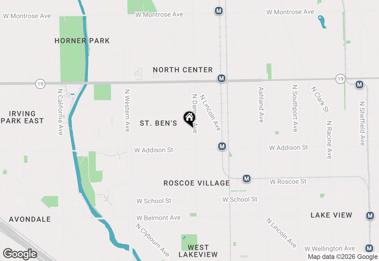 Map of 2020 W Waveland Avenue, Chicago, IL 60618