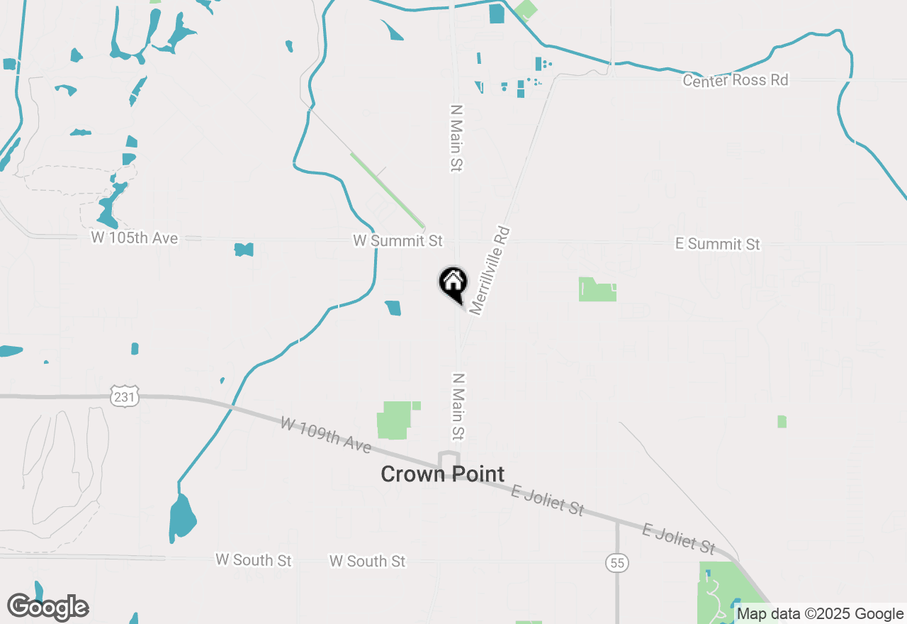 Map of 603 N Main Street, Crown Point, IN 46307