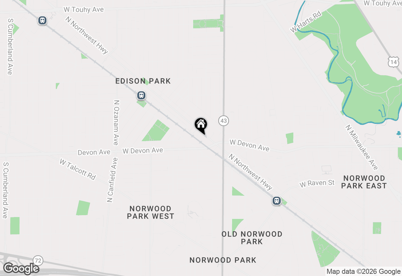 Map of 6484 N Northwest Highway #7, Chicago, IL 60631