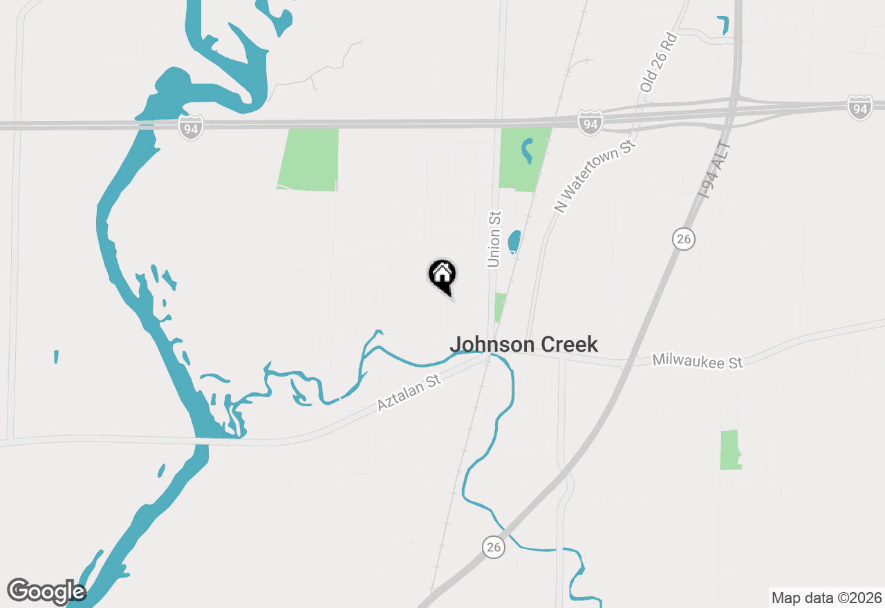 Map of 212 Williams St, Johnson Creek, WI 53038