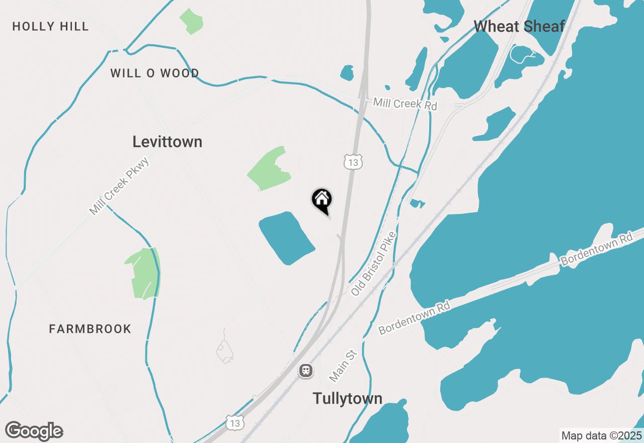 Map of 10 Lavender Lane, Levittown, PA 19054