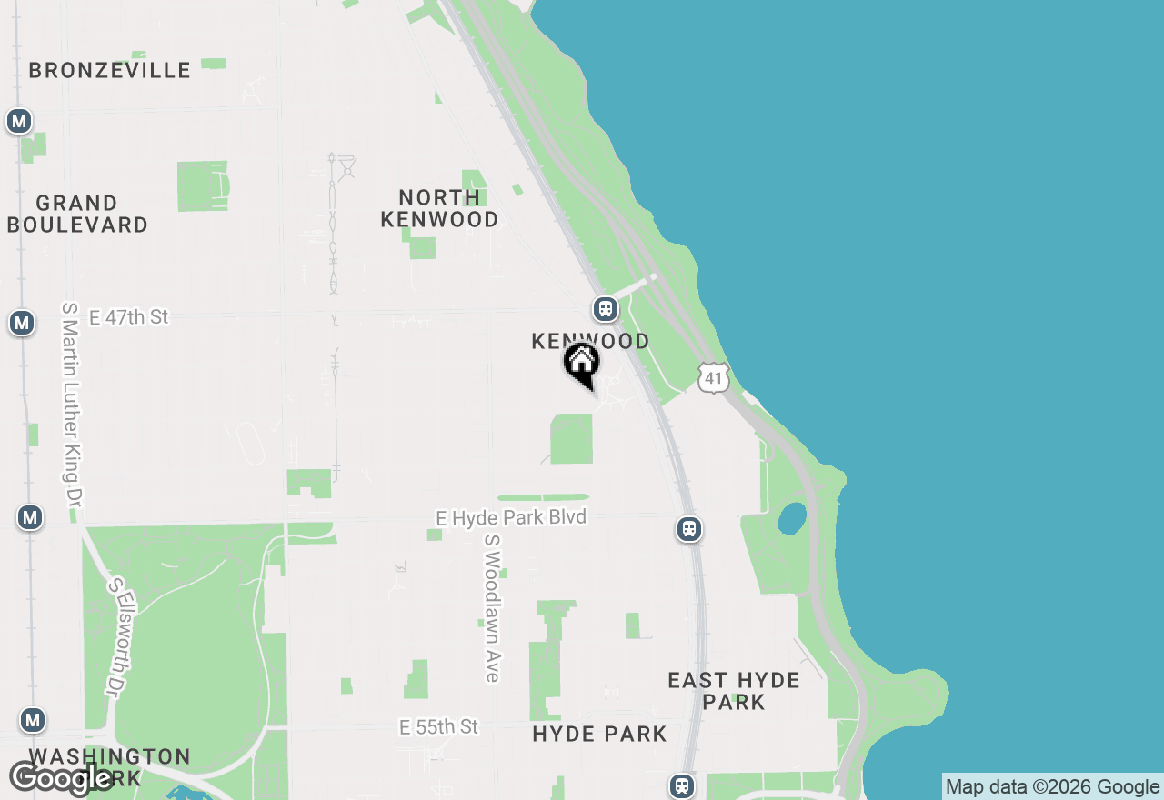 Map of 4840 S Dorchester Avenue #4, Chicago, IL 60615
