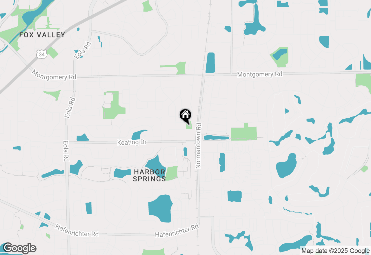 Map of 3290 Johnsbury Court, Aurora, IL 60504