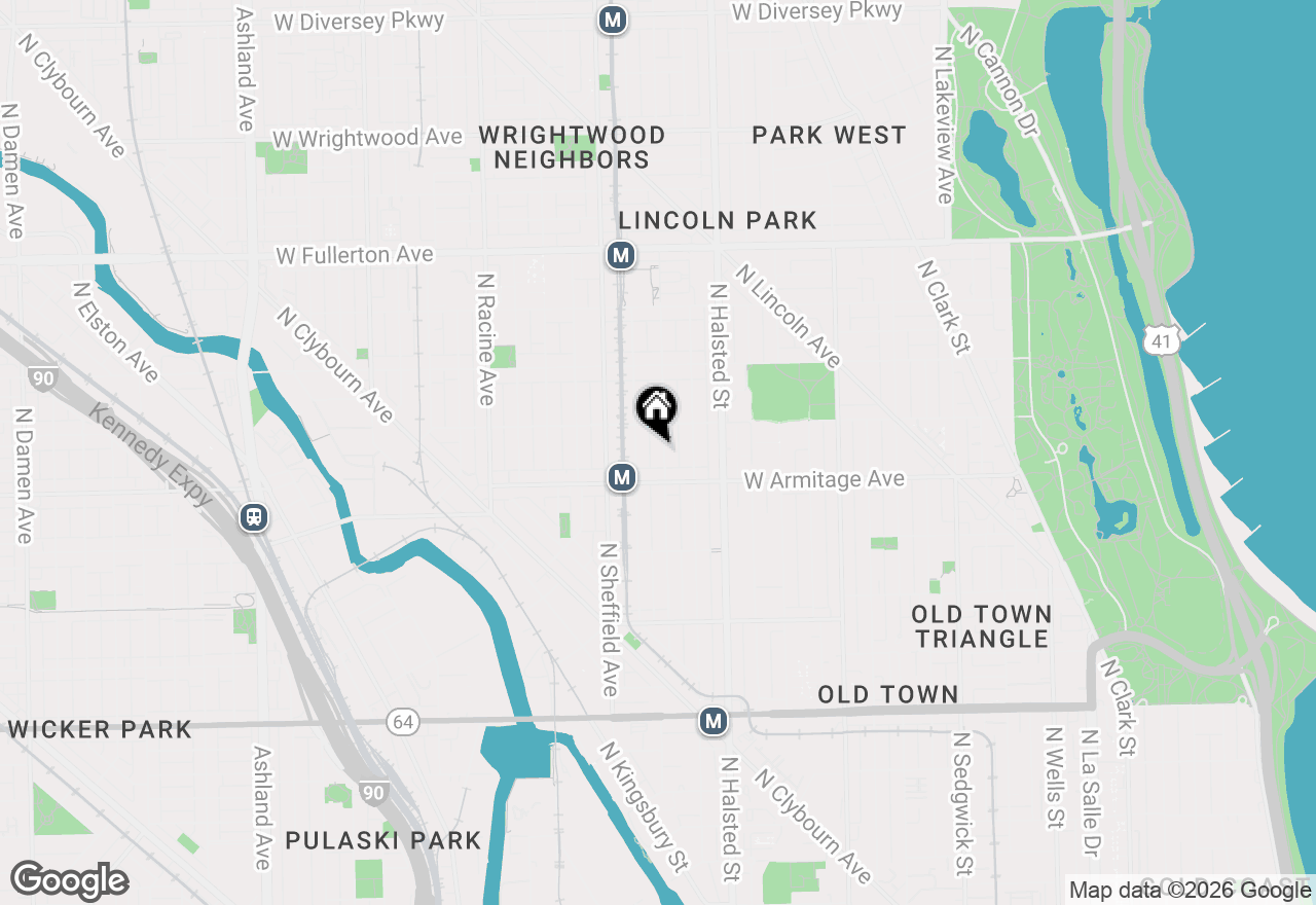 Map of 2030 N Fremont Street, Chicago, IL 60614