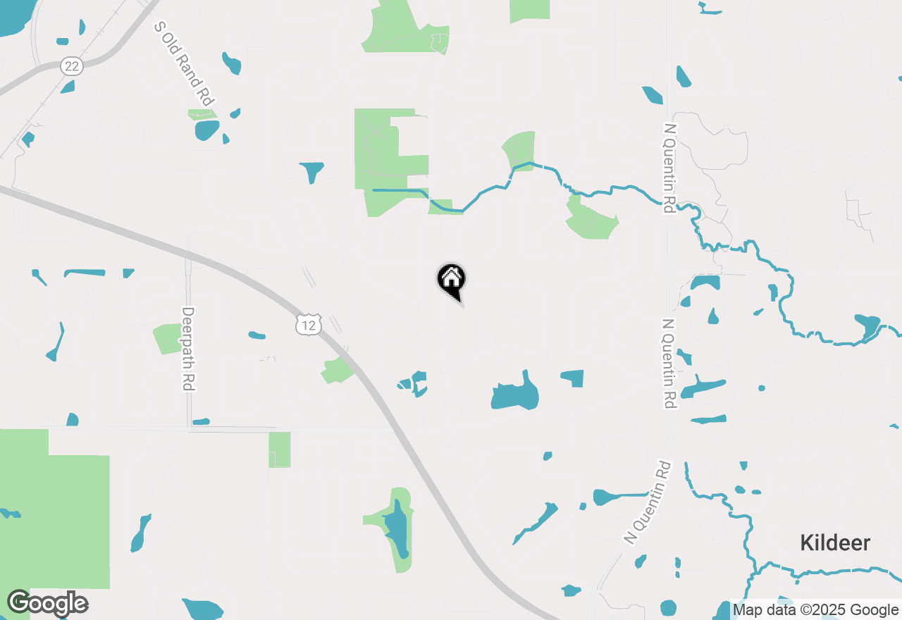 Map of 21877 Cambridge Drive, Kildeer, IL 60047