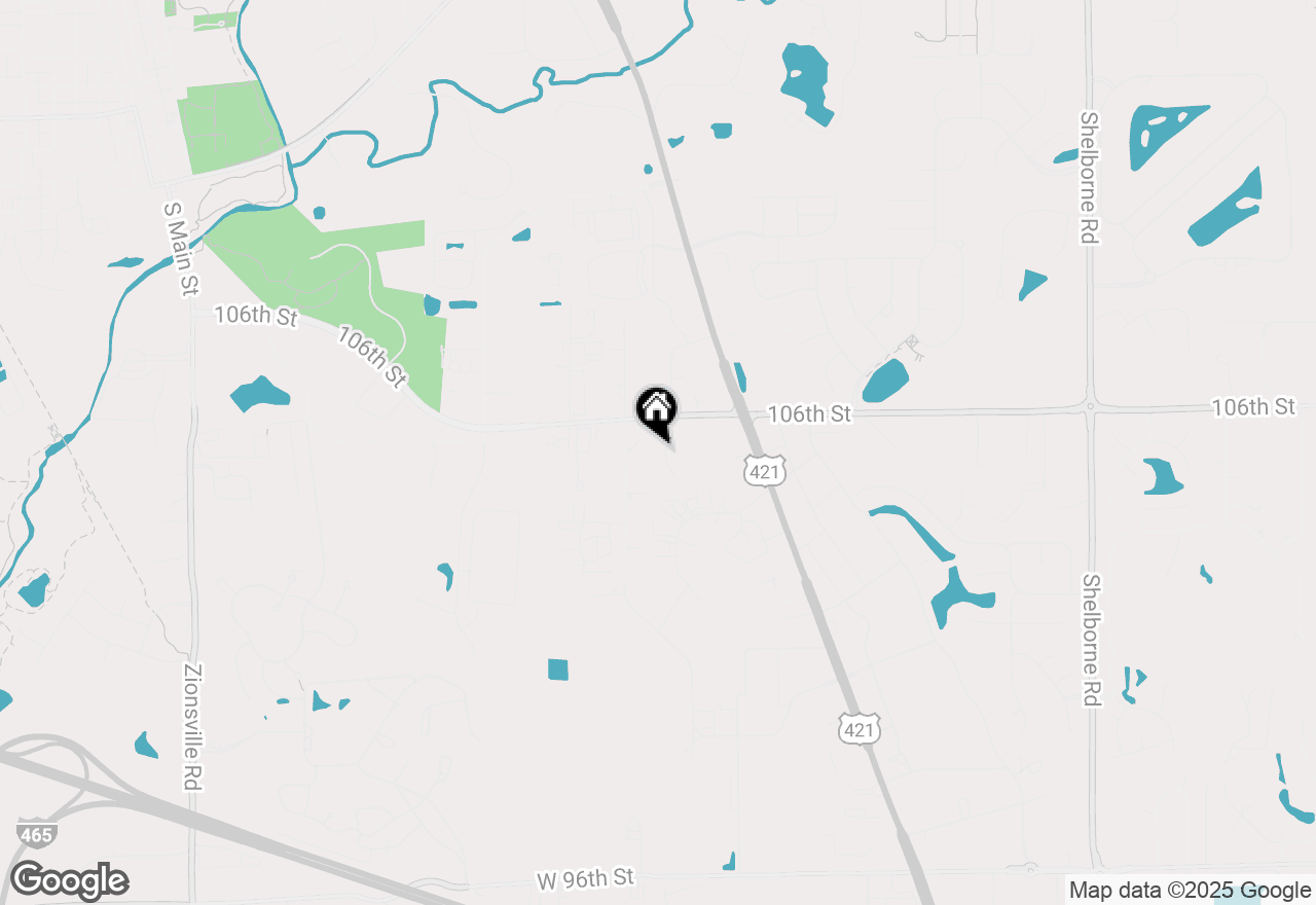 Map of 4715 W 106th Street, Zionsville, IN 46077