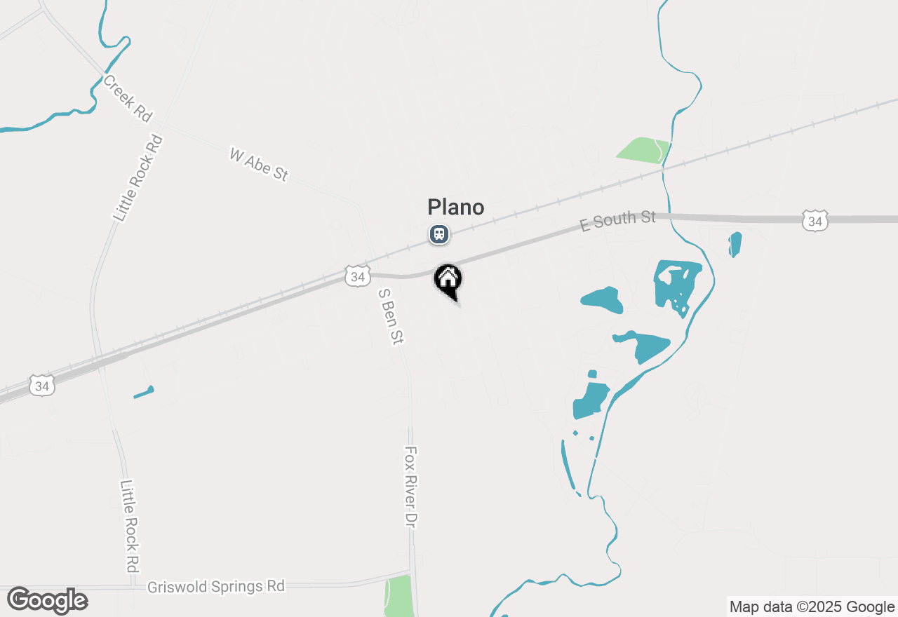 Map of 403 S West Street, Plano, IL 60545