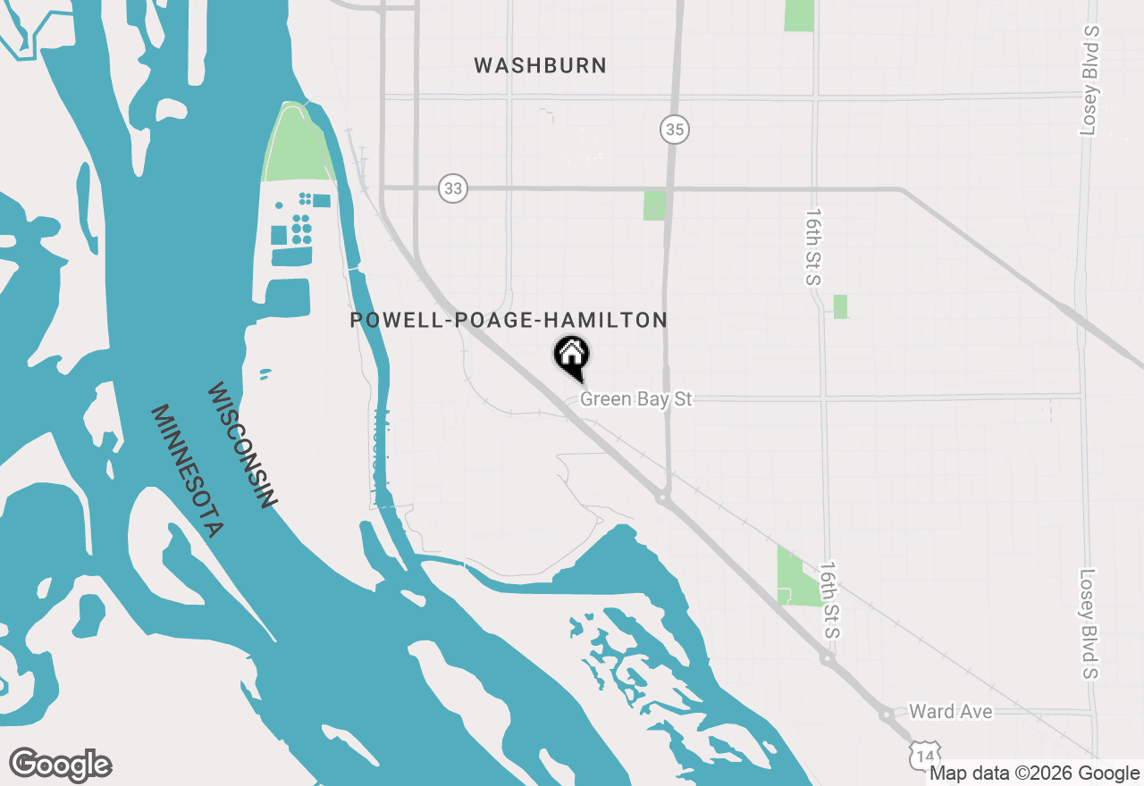 Map of 907 Green Bay St, La Crosse, WI 54601