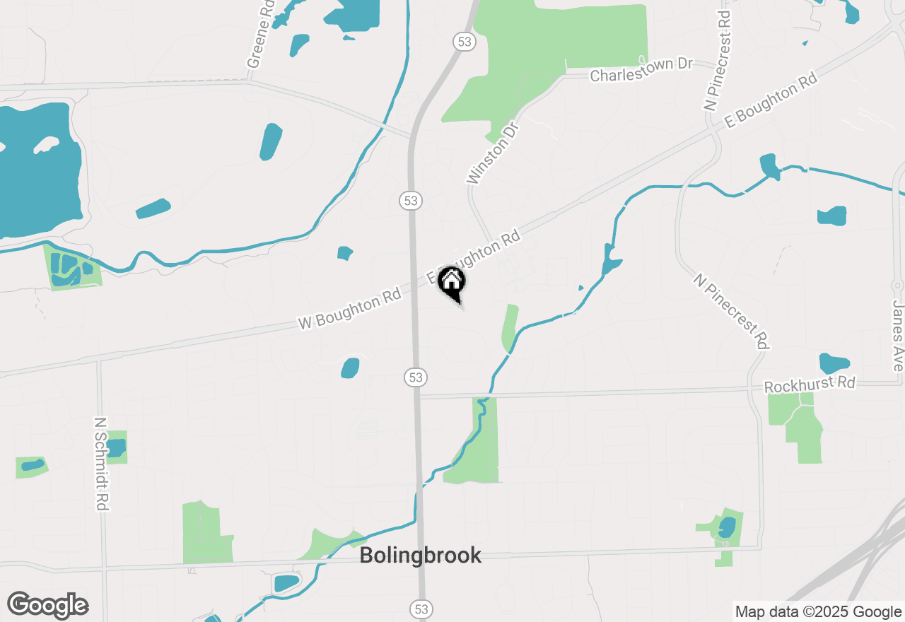 Map of 135 Barbers Corner Road, Bolingbrook, IL 60440